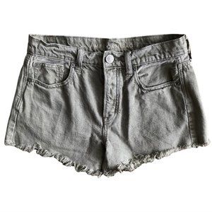 Army Green American Eagle Jean Shorts